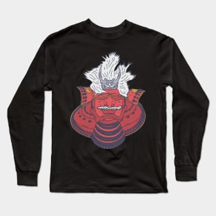 Takeda Shingen - Samurai Helmet - Feudal Lord Long Sleeve T-Shirt